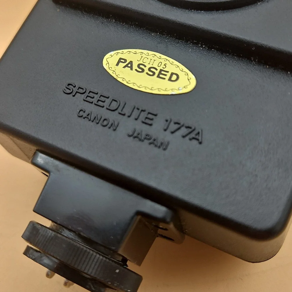 Canon Speedlite 177A Shoe Mount Flash for Canon UNTESTED AS IS